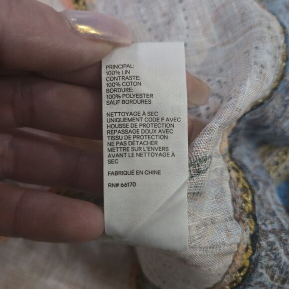 Zimmermann Devi Linen Mini Dress Size 0 4 US NWT - Picture 10 of 14